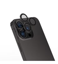 Apple iPhone 16 Pro Uyumlu Zore Mikro Kamera Lens Koruyucu (Siyah)