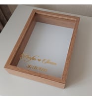 25X35 BAMBU LEDSİZ DERİN ANI ÇERÇEVESİ- NİŞAN SÖZ GÜLLERİNİZ İÇİN ÇERÇEVELER