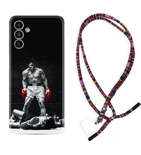 Samsung A23 A31 A32 A50 A51 A52 A53 A70 Kılıf Boyun Asklı Rasta Silikon Moon Baloon 1369