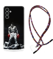 Samsung A23 A31 A32 A50 A51 A52 A53 A70 Kılıf Boyun Asklı Rasta Silikon Moon Baloon 1369