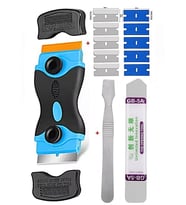 Çok Amaçlı Set Plastik ve Metal Kazıyıcı, Pencere Camı Temizleyici, Film Araba ve Ev için Yapıştırıcı Sökücü Aracı st06