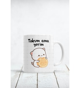 Tokum Ama Yerim Baskılı Kupa Bardak