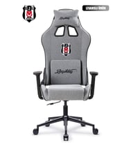 Fanchair x Beşiktaş Goal Gri Kumaş Lisanslı Oyuncu Koltuğu