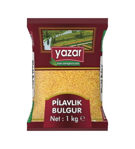 Yazar Pilavlık Bulgur 1 Kg x 2 Paket