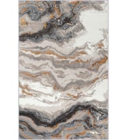 Eliana Home Baskılı, Yıkanabilir Kaymaz Taban Salon Halısı LNA0411 100x150 cm (Kahverengi)