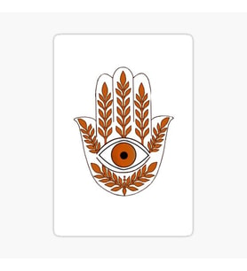Nazar Boncuğu Yapıştırma Etiket Sticker Duvar 18cm Md16