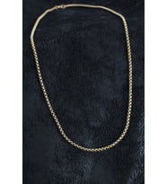 316L Çelik Örme Zincir Model Gold Renk Erkek Kolye