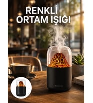 Northcity Yeni Nesil 280ml Aromaterapi Difüzörü - Sessiz Sis ve 7 Renkli Işık