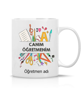 Öğretmenler Gününe Özel Hediye Çay Kahve Kupa Bardak-0013