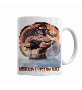 MORTAL KOMBAT JONNY CAGE GAME Kupa Bardak Porselen