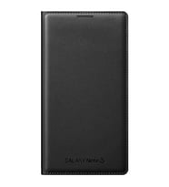 Galaxy Note 3 N9000 ile Uyumlu Flip Wallet Kılıf Siyah EF-WN900B