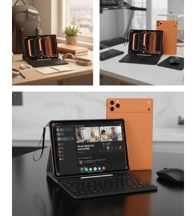 Tablet Pc Klavyeli Set Geniş Ekran Yüksek Depolama Ve Android Sistem