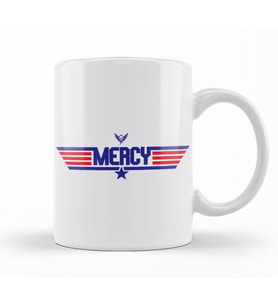 Topgun Mercy Overwatch Kupa Bardak Porselen