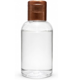 50 Adet 50 ML Boş Plastik Şişe OM61 Bronz Kapak