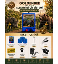 Goldenbee Start Kit Elektrikli Çit Sistemi Domuz ve Ayı Kovucu 1500MT Adaptörlü Model ( SET-103 )
