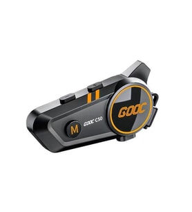 C50 Motosiklet Intercom Kask Kulaklık 1000 Mah Rgb Işıklı Bluetooth Kulaklık Ip67