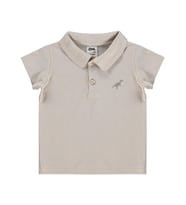 Civil Baby Dinozor Nakışlı 6-18 Ay Tişört - Bej