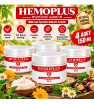 Hemoplus 150 ml Bitkisel İçerikli Cilt Bakım Kremi x4