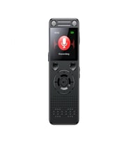 Ultratekno HS-32 Metal Ses Kayıt Cihazı 96GB – Çift Hoparlör, Kristal Mikrofon, Gürültü Azaltma, Type-C - 75 Saat Kayıt (Siyah)