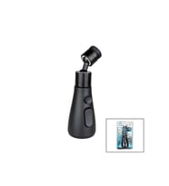 360 DERECE DÖNEBİLEN- 3 MOD SİYAH YAĞMUR PÜSKÜRTME BORULU KUBAR MUSLUK UCU KTX-3289