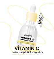 C Vitamini %10 Ve Panthenol Cilt Tonu Eşitleyici Leke Karşıtı Aydınlatıcı Nemlendirici Cilt Serumu