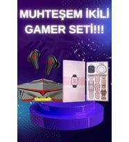 Yeni Nesil Pembe Dokunmatik Ekran Akıllı Saat Ve Kulaklığı Kablosuz Bluetooth Kulaklık