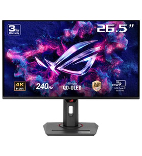 ASUS ROG Strix OLED XG27UCDMG 26.5 inç 240Hz 0.03ms 4K UHD Adaptive Sync QD-OLED Pivot Gaming Monitör