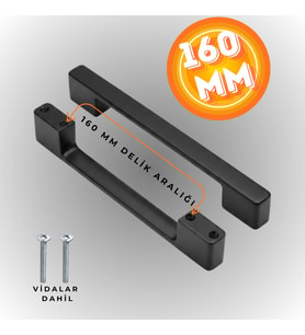 Köprü Kulp Dolap Çekmece Kulbu Metal Kulp 160 MM