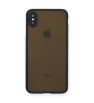 Apple İphone Xs Max Kılıf Montreal Silikon Kapak - Lacivert