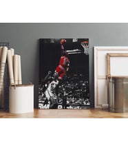 Michael Jordan Kanvas Tablo 40x55cm NBA Poster