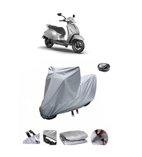 Bajaj Chetak  Su Geçirmez Motosiklet Brandası ARKA ÇANTA UYUMLU