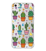 PrintiFy Iphone 5 Uyumlu Water Color 4 Baskılı Şeffaf Köşe Korumalı Antişok Kılıf