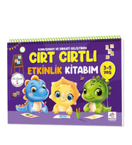 Cırt Cırtlı Etkinlik Kitabım 3-5 yaş (Çok Renkli)