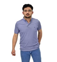 Erkek Polo Yaka Merserize Tişört 1000 BGL-ST04532 (Mavi)