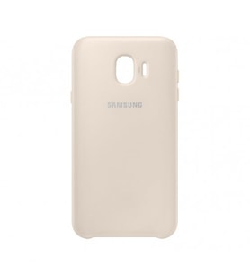 Galaxy J4 2018 ile Uyumlu Dual Layer Sert Kılıf PJ400CFEGWW Gold