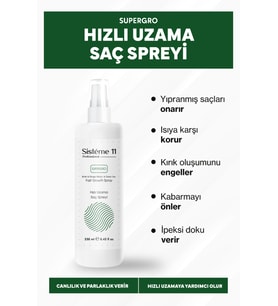 Sisteme 11 At Kuyruğu Saç Spreyi ( Hızlı Uzamaya Yardımcı) 250 ml 8684091008675