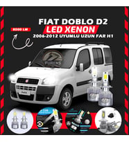 Fiat Doblo D2 2006-2012 Uzun Far Uyumlu Şimşek Etkili Led Xenon Performance Series H1