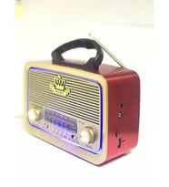 Everton RT-301 Nostalji Bluetooth 3 Band Radyo (Kırmızı)