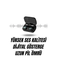 Mey İthalat® Ucuz Kaliteli Yeni Nesil 7 Kordonlu Akıllı Saat ve Kablosuz Bluetooth Kulaklık ANC Özel
