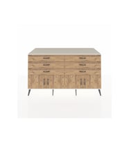 Kronos Konsol 2 Raflı 6 Çekmeceli 4 Kapaklı 176x59x99 Aytaşı-Çam