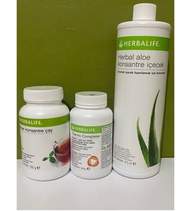 HERBALİFE KONSANTRE ÇAY 100GR 1ADET TERMO 1ADET ALOE İÇECEK