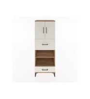 Hyperion Dolap 4 Raflı 2 Çekmeceli 2 Kapaklı 60x44x163 Çam-Aytaşı