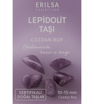 Sertifikalı Lepidolit Taşı Kütle 10-15 mm Cüzdan Boy – Huzur Denge ve Sakinlik Taşı (Çok Renkli)