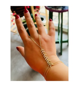 TAŞLI V ŞAHMERAN-GOLD RENK ACR9736