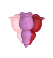 Carmine 2 in 1 Emme ve Dil Simülatörlü Su Geçirmez Gül Model Vibratör ???