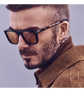 Jwl Beckham Tarzı Güneş Gözlüğü Modelleri Uv400 Modern Ünlü Çerçeve Gözlük (Kahverengi)