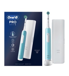 Oral-B Pro Series 1 Şarjlı Mavi Diş Fırçası ve Seyahat Kabı