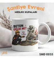 Betoncuya Özel Komik Kupa – Beton Geldi Mi Usta Gibi Kıvamsa Gerisi Zaten Kıvamında Baskılı Seramik Kupa