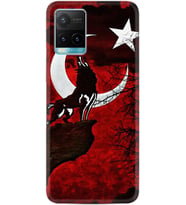 Vivo Y11S Y21S Y20 Y20S Y70 Kılıf Desemli Silikon Wolf and Moon 2 1381