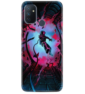 OnePlus Nord N10 Kılıf Silikon Desen Astronot Attack 1702